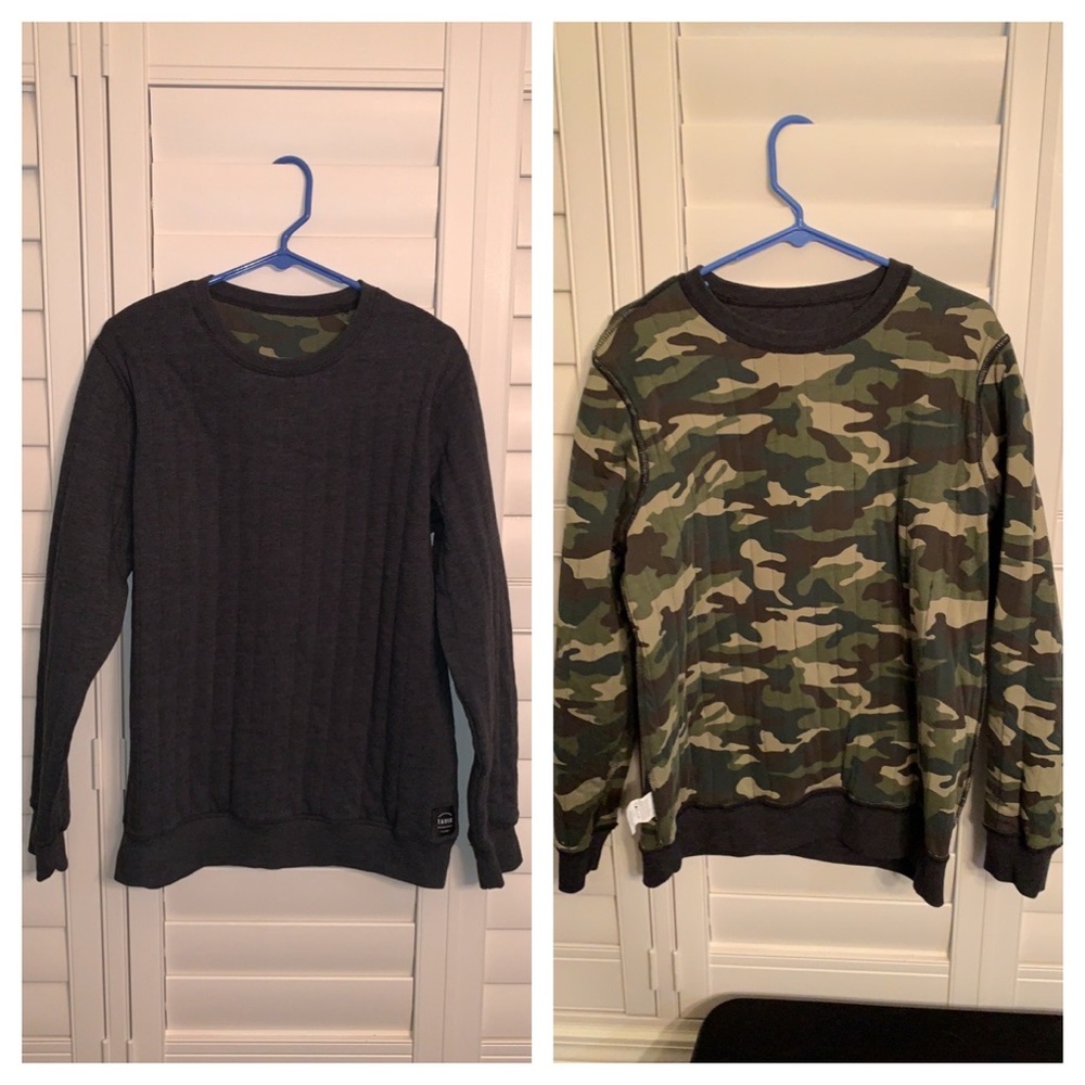 Men’s Reversible sweatshirt L